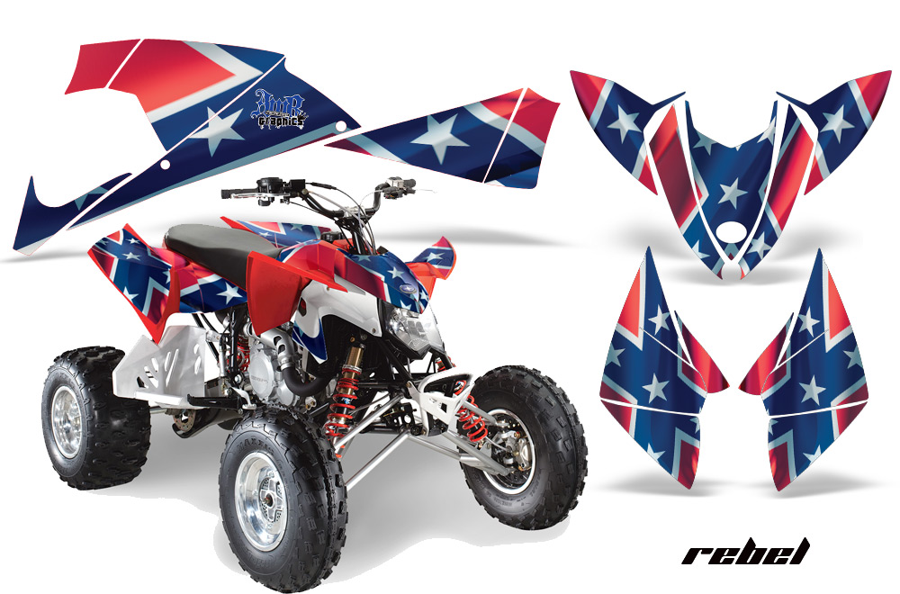 Polaris Outlaw 500 2009 Graphics Kit Rebel